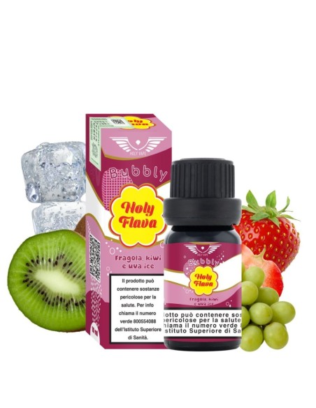 Fragola Kiwi e Uva Ice Aroma 10ml - Holy Vape