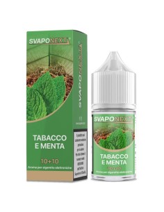 Tabacco e Menta Aroma Mini Shot 10+10 - Svaponext