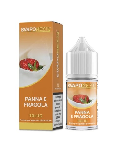 Panna e Fragola Aroma Mini Shot 10+10 - Svaponext