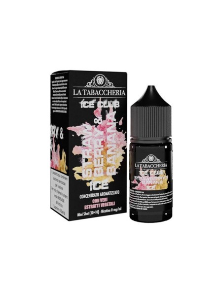 Strawberry & Banana Ice Aroma Mini Shot 10+10 – La Tabaccheria Ice Club