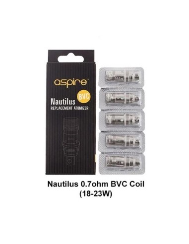 Coil BVC Serie Nautilus - 5Pz - Aspire