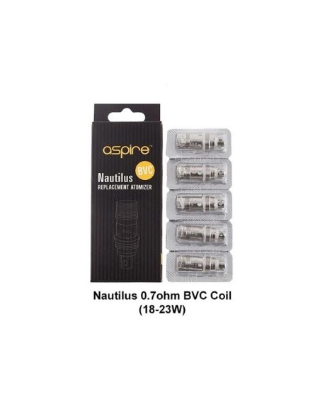 Coil BVC Serie Nautilus - 5Pz - Aspire